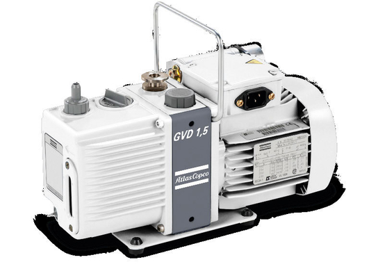 Kompakte und Energieversorgende AC-Vakuumpumpe GVD 1.5 mit flexibler Kupplung und Motorkühlventilator