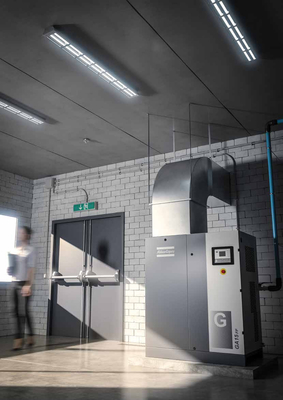 Kompakter Atlas-Schraubluftkompressor G-Serie 15-26kw Atlas Rotary Oil Einspritzt 7,4-12,8bar Arbeitsdruck