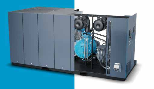 200-250 kW Hybridöl injizierter Atlas-Schraubluftkompressor