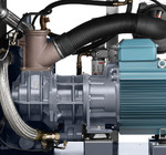 Atlas-Schraubluftkompressor G-Serie G90 mit lebenslangem geschmierten Nebenlager ohne Antrieb