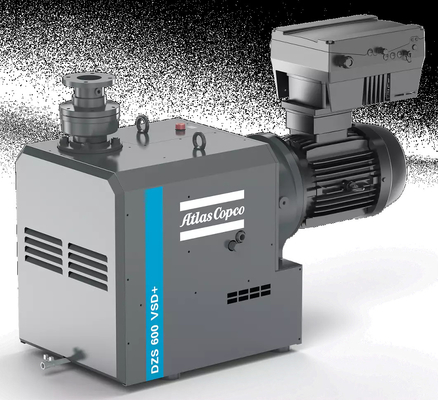 Aufwertung auf Trockenklo-Vakuumpumpen von Atlas Copco DZS VSD+ für einen geringeren Energieverbrauch