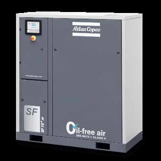 Atlas Copco Ölfreier Kompressor SF8+ -22+ mit modularer Konstruktion