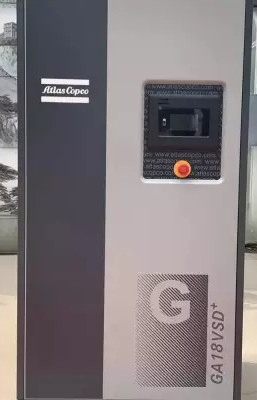 Aluminiumlegierung und Zwangsluftkühlung Atlas VSD Plus GA18VSD+ für fortgeschrittene Kühlung