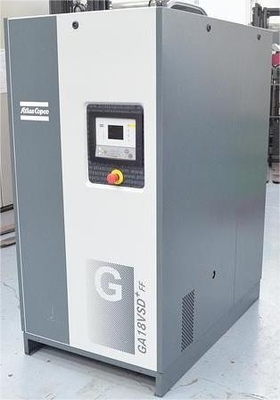 Rotationsschraube mit Ölinspritzung Atlas Variable Speed Drive Atlas VSD Plus mit Aluminiumlegierung GA18VSD+