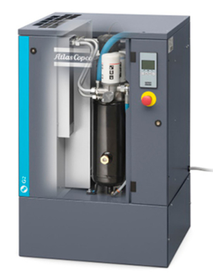 G2 Atlas G-Serie Rotationsschraubenöl injizierte Aluminiumlegierungsmotoren mit eingebauter Trockenschmierung