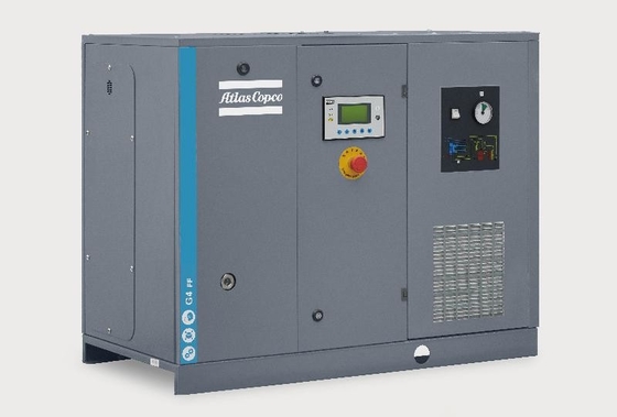 Atlas G4 Rotationsschrauböl injizierter Luftkompressor mit eingebautem Trockner 50-60Hz