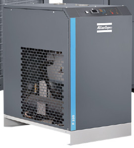 Atlas F330 Kühltrockner mit elektronischem Wasserabfluss für optimale Leistung