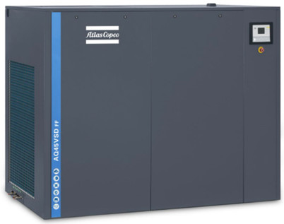 Luftkühlung Direktantrieb 45 kW/60 PS Ölfreier Schraubluftkompressor AQ45VSD mit 0 ppm Ölgehalt