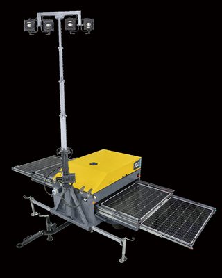 Elektrischer Leuchtturm HiLight S2+ 2000 M2 Beleuchtungsdeckung Durchschnittliche Beleuchtung 10lux für eine optimale Beleuchtungsleistung