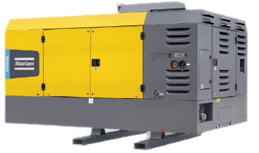 Atlas Copco Portable Compressor XRHS 888 für einen stabilen Druck und Gasvolumen in geothermischen Wasserbrunnen und -leitungen