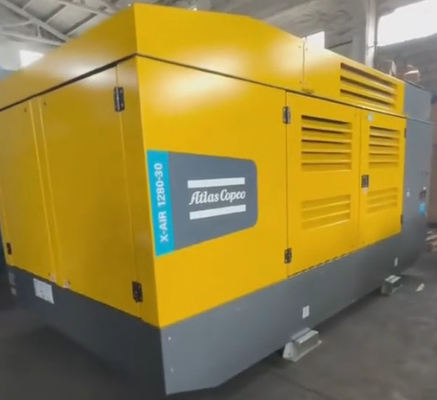 Bequemer tragbarer Kompressor X-AIR 1280-30 mit FAD 36,5/343./32,1 M3/min und GIV-Emissionsnormen