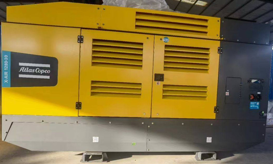GIV-Emissionsnormen Portable Compressor X-AIR 1280-30 15/25/30 Bar für industrielle und vor Ort eingesetzte Anwendungen