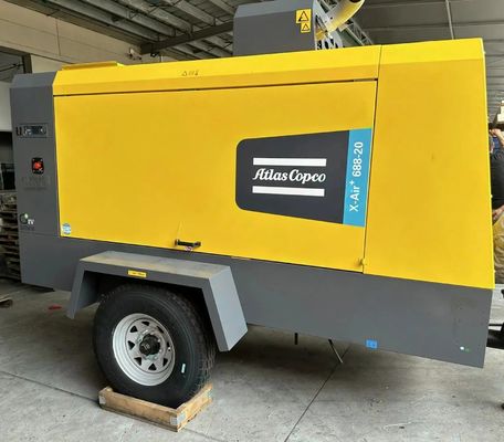 X-AIR+ 688-20 Motor Modell B6.7CS4 Tragbare Kompressor in gelb für die Leistung unterwegs