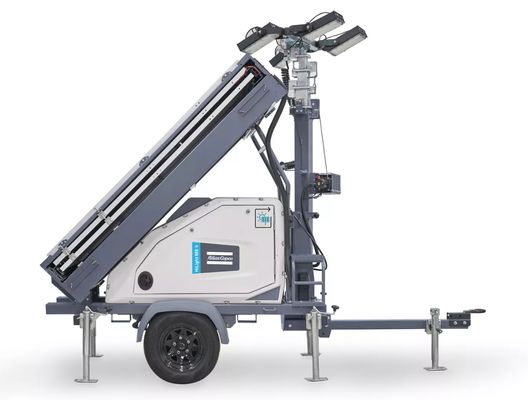 HiLight MS5 elektrischer Leuchtturm mit Versandgröße von 2,29 X 1,12 X 2,68 M und 4 X 150 Watt