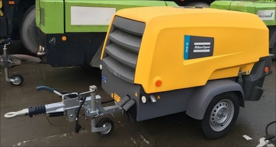 Gelber tragbarer Kompressor XAS 78KD  Kompressionsniveau Leicht und tragbar