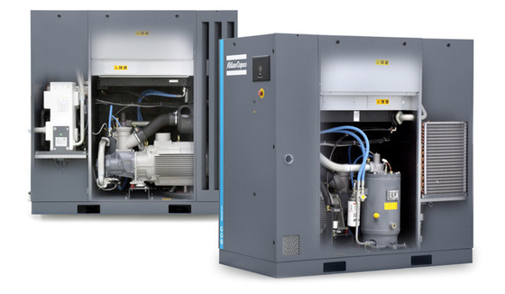Aluminiumlegierung Rotationsöl injiziert Atlas-Schraubluftkompressor Ga55