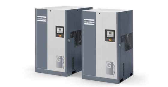 75 kW Atlas-Schraubluftkompressor GA Serie GA 75 73dB ((A) Geräuschpegel ISO 8573-1