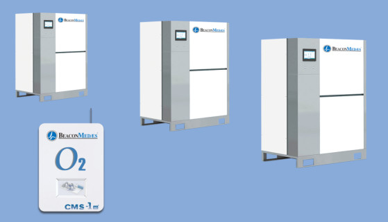Reihe medizinisches 6m3/H~30m3/H des Leuchtfeuer 1000V Medaes-Sauerstoff-Generatorsystem-VSD