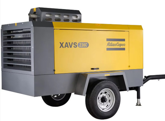 Atlas Copco mittelgroßer tragbarer Luftkompressor XAVS236C für unterschiedliche und angemessene Druck- und Gasvolumenverhältnisse
