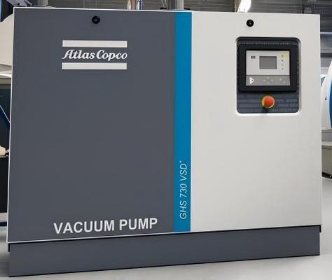 11 KW Wellenleistung Wechselstrom-Vakuumpumpe GHS 730 VSD+ mit geringen Geräuschpegeln von 51-73 DB A und geringerem Fußabdruck von 900*1300*1100 mm
